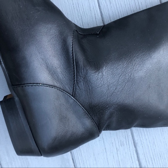 Lord&Taylor black genuine Italian Leather boot 7.5 - Picture 4 of 8